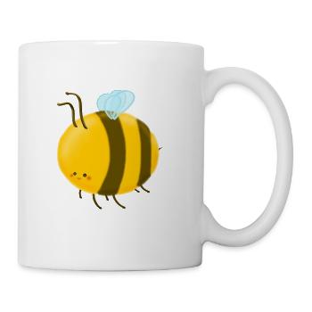 Bumblebee Happiness - Mug blanc - blanc - Droite