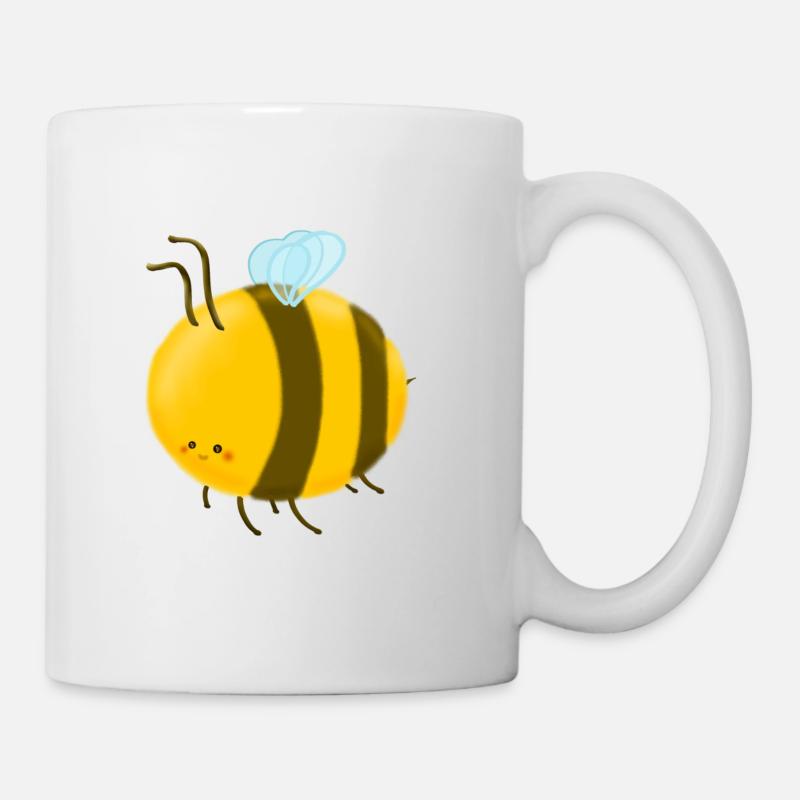 Bumblebee Happiness - Tasse - Weiß
