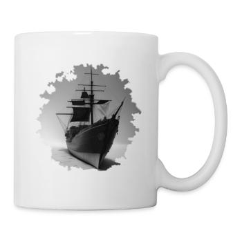 Bateau - Mug blanc - blanc - Droite