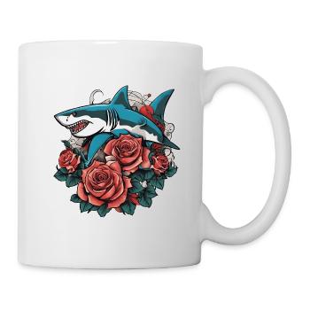 Hai - Tasse - Weiß - Rechts