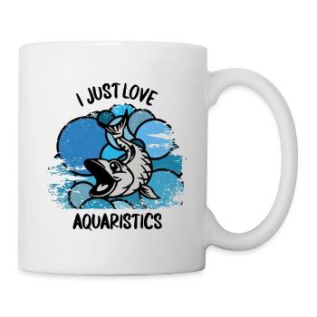 Aquarium Aquarists Fish Ornamental fish Aquaristics - Mug - white - Right