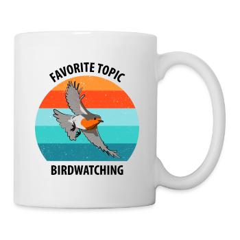 Observation des oiseaux Observation des oiseaux Observation des oiseaux - Mug blanc - blanc - Droite