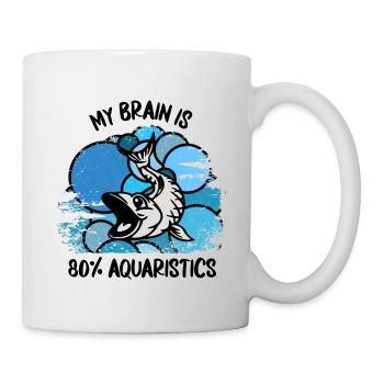 Aquarium Aquarists Fish Ornamental fish Aquaristics - Mug - white - Right
