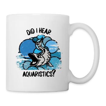 Aquarium Aquarists Fish Ornamental fish Aquaristics - Mug - white - Right