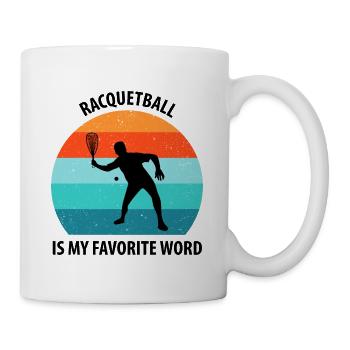 Racqueetball - Mug - white - Right