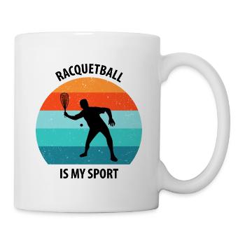 Racqueetball - Mug - white - Right