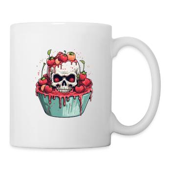 Tarte aux cerises d’horreur effrayante - Joyeux Halloween - Mug blanc - blanc - Droite