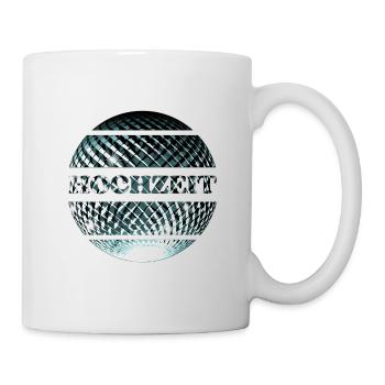Hochzeit elegantes Partydesign - Tasse - Weiß - Rechts