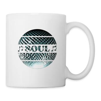 Soul Music Platinum Blue Disco Ball - Mug - white - Right