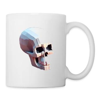 Happy Skull - Tasse - Weiß - Rechts
