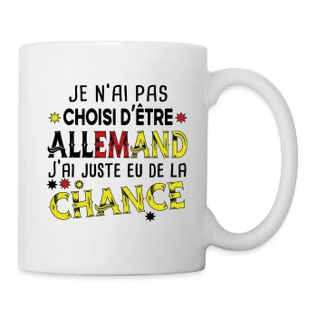 Allemand Allemagne Europe Cadeau Pays Humour Homme - Mug blanc - blanc - Droite