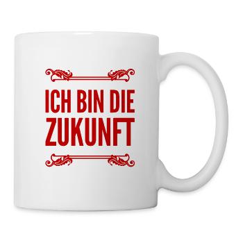 ich bin die Zukunft - Tasse - Weiß - Rechts