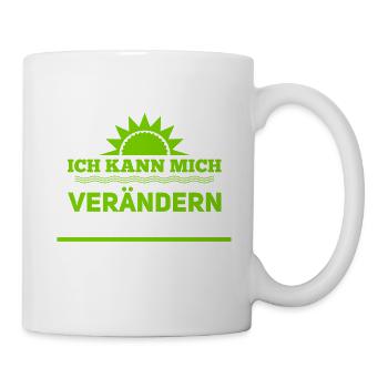 Veränderung ist möglich - Tasse - Weiß - Rechts