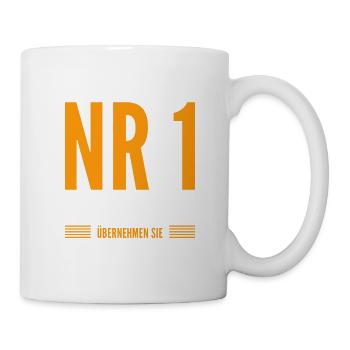 Nr. 1, Sie sind dran - Tasse - Weiß - Rechts
