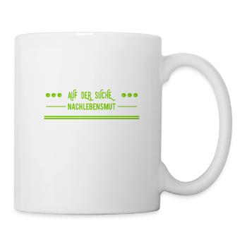 ich bin auf der Suche - Tasse - Weiß - Rechts
