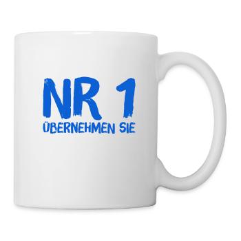 Nr. 1, sie sind dran - Tasse - Weiß - Rechts