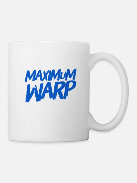 wir fliegen mit maximalem Warp - Tasse - Weiß
