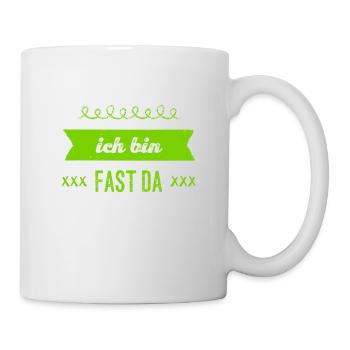 nur noch ein kleines Stück - Tasse - Weiß - Rechts