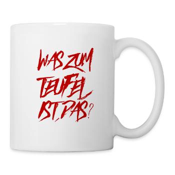 was zum Teufel ist das? - Tasse - Weiß - Rechts