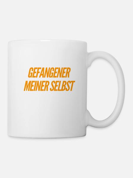 in mir selbst gefangen - Tasse - Weiß