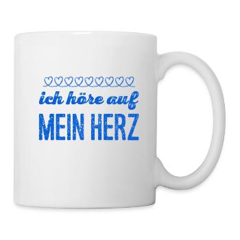 mein Herz kennt den Weg - Tasse - Weiß - Rechts