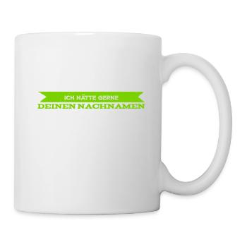 wollen wir heiraten? - Tasse - Weiß - Rechts