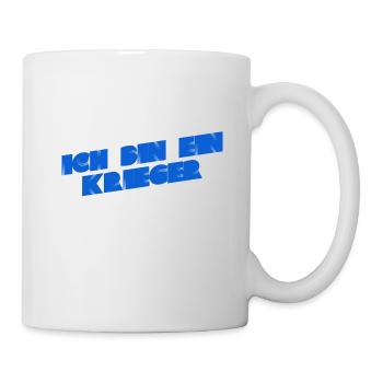 ich bin ein Krieger - Tasse - Weiß - Rechts