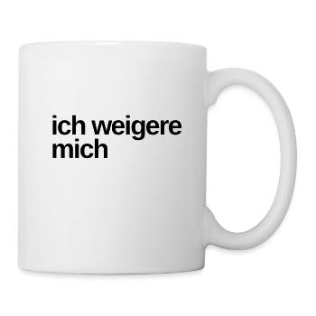 das möchte ich nicht - Tasse - Weiß - Rechts
