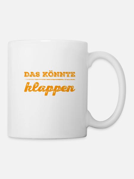 die Chancen stehen gut - Tasse - Weiß