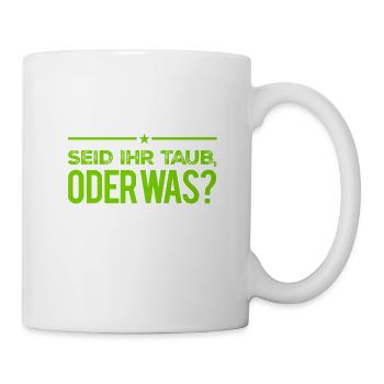 ignoriert ihr mich? - Tasse - Weiß - Rechts