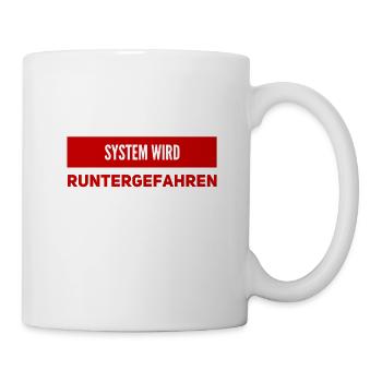ich komme zur Ruhe - Tasse - Weiß - Rechts