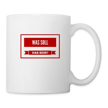 das ist mir neu - Tasse - Weiß - Rechts
