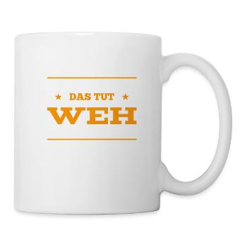 zum fremdschämen - Tasse - Weiß - Rechts