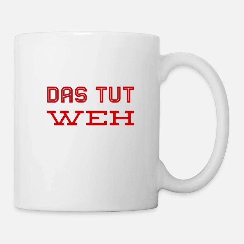 wie peinlich - Tasse - Weiß