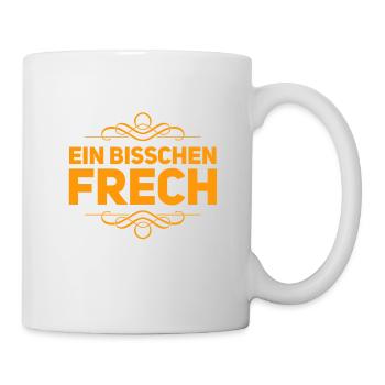 ein bisschen frech - Tasse - Weiß - Rechts