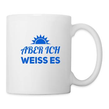 ich weiß es besser - Tasse - Weiß - Rechts