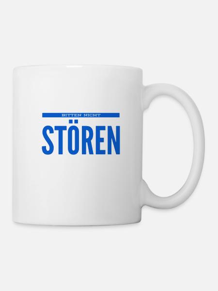 keine Störungen bitte - Tasse - Weiß