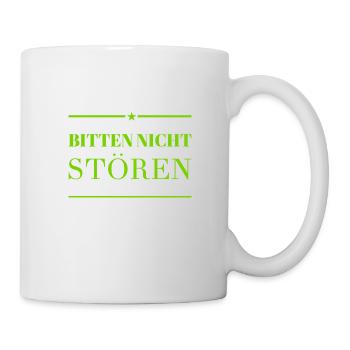 störungsfreie Zone - Tasse - Weiß - Rechts
