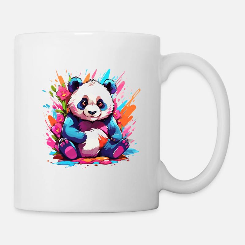 Colorful Panda - Mug - white