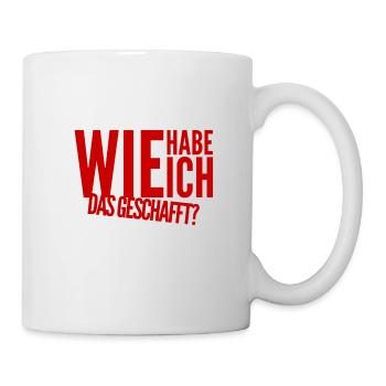es ist geschafft - Tasse - Weiß - Rechts