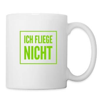 ich habe Flugangst - Tasse - Weiß - Rechts