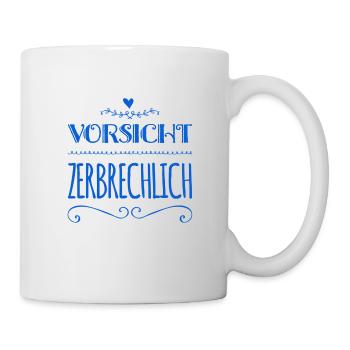 ich könnte zerbrechen - Tasse - Weiß - Rechts