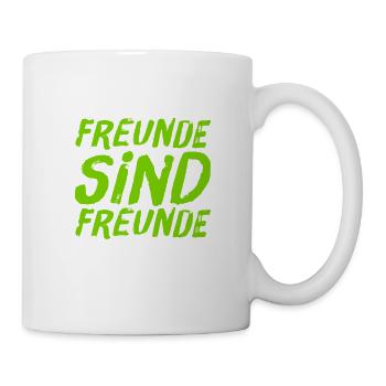 Freunde sind toll - Tasse - Weiß - Rechts
