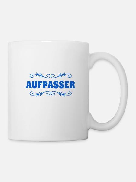 Aufpasser - Tasse - Weiß