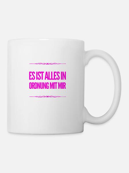 ich fühle mich wunderbar - Tasse - Weiß