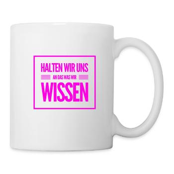 Fakten sind toll - Tasse - Weiß - Rechts