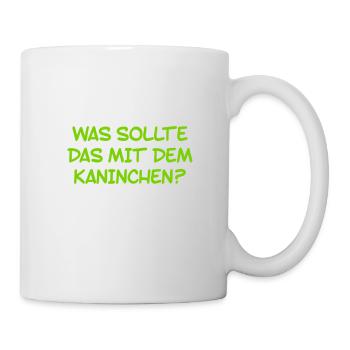 das Rätsel um das Kaninchen - Tasse - Weiß - Rechts