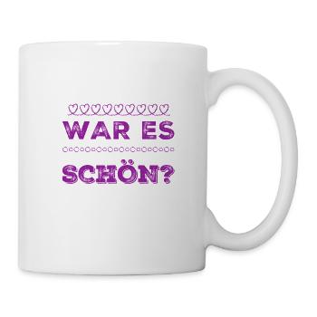 wie hat es dir gefallen? - Tasse - Weiß - Rechts