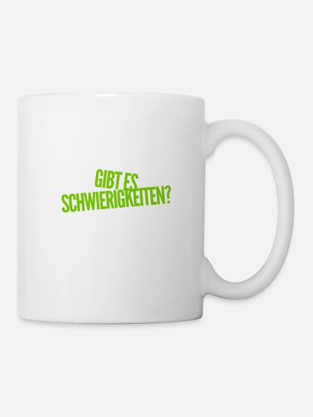 gibt es Stress? - Tasse - Weiß