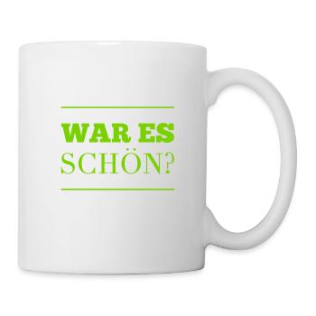 wie war es? - Tasse - Weiß - Rechts